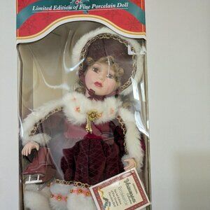 Limited Edition Fine Porcelain Doll Handmade Vanessa Collection w/ Skates